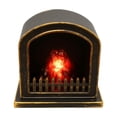 thumbnail image 2 of Mini Tabletop Fireplace Home Decor, Living Room Table Decor, Battery Powered Night Light, Warm Light Ambient Lighting Lamp, 2.5X2.5 Inch Vintage Indoor Desktop Decorative, 2 of 4
