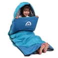 thumbnail image 3 of Saco de dormir SWTMERRY 3 Seasons impermeable para acampar, azul, 3 of 7