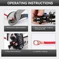 thumbnail image 4 of Cable de batería Crimping Tool HKS HX-50B con conector 10-1 AWG con accesorios, 4 of 6