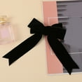 thumbnail image 5 of Elegant Velvet Hair Bows Clip for Women and Girls - Versatile Ponytail Holder and Stylish Hair Ribbon Accessory, 5 of 8