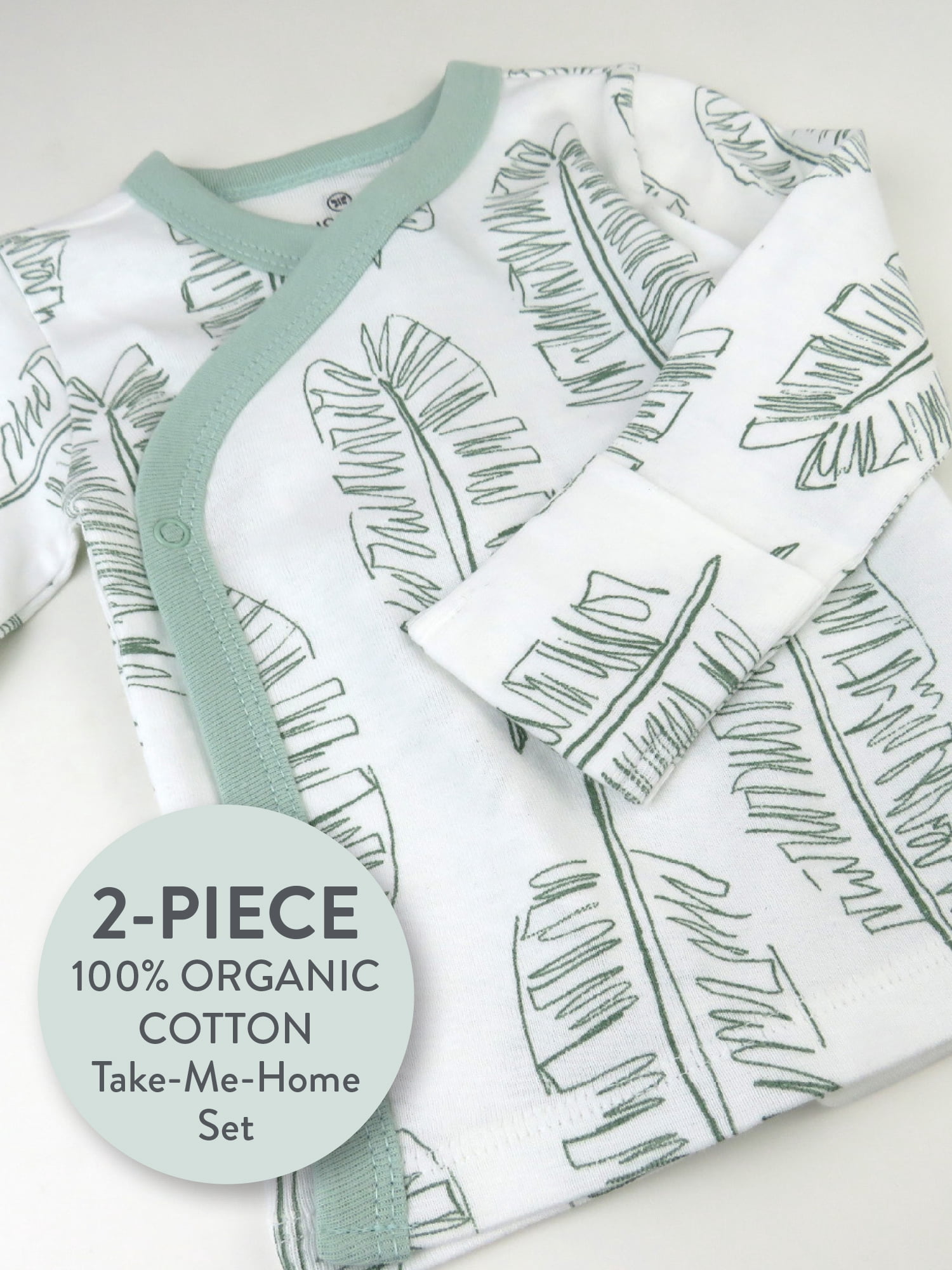 Honest Baby Clothing Baby Boy or Girl Gender Neutral Organic Cotton Take Me Home Set, 2 Piece (Preemie-9 Months)
