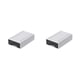 thumbnail image 4 of Caja de almacenamiento Monstrate Apilable Organizada Blanco S 1 2Conjunto, 4 of 6