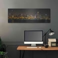 thumbnail image 5 of Luxe Metal Art 'Chicago Cityscape Baseball' by Luxe Portfolio, Metal Wall Art, 48"x16", 5 of 9
