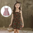 thumbnail image 5 of Toddler Baby Girl Dress Little Kids summer Dresses Girls Comfy Skirt, Beach summer Tunic Dress 2pcs, 5 of 6