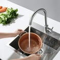 thumbnail image 2 of Elevate Your Kitchen With Lead-Free Solid Stainless Steel Faucet, Matte Finish Resists Fingerprints, 360° Swivel Spout For Seamless Water Access, 3 Spray Modes Included, 2 of 5