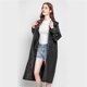 thumbnail image 1 of Typpkmm 3-in-1 Long Raincoat, Waterproof Adult Poncho, Hooded Outdoor Shell, Black-1, 1 of 6