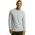 thumbnail image 2 of Knocker Men's Long Sleeve 3-Button Classic Athletic Henley Tee Shirts Top (S-3XL), 2 of 4
