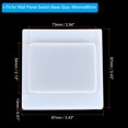 thumbnail image 2 of Uxcell Light Switch Guard Cover Blank Wall Plate Panel Switch Protector Dustproof Waterproof Cover Translucent 4 Pack, 2 of 5