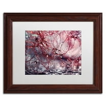 Trademark Fine Art "Life is Not Simple" Canvas Art by Beata Czyzowska Young, White Matte, Wood Frame