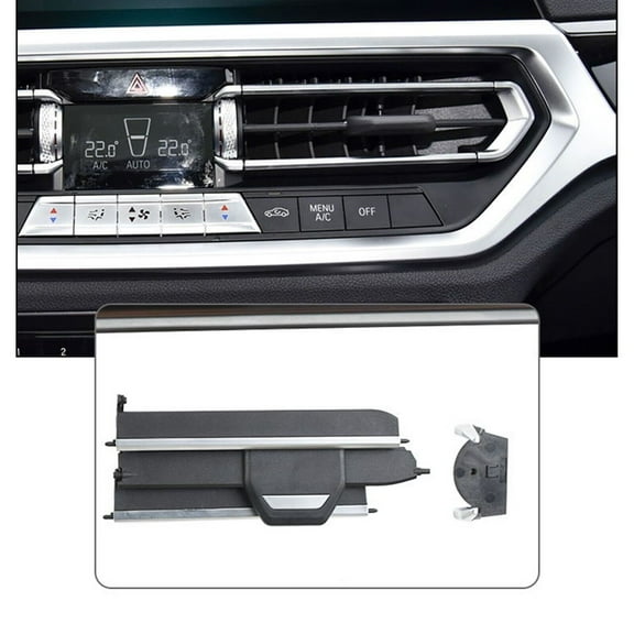 Partscollect Front Center Left Right Air Vent Outlet Grille AC Slide Clip Repair Kits Compatible with BMW 3 G20 G21 G28 Z4 G29 X3 X4 G01 G02 F40 F44 Replaces OE# 64119459488 (Center Right Side)