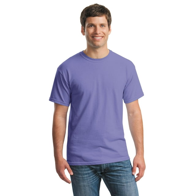 Gildan T-Shirt à Manches Courtes pour Homme en Coton Épais 100 % Coton - 5000