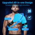 thumbnail image 3 of Comfytemp Shoulder Ice Pack Rotator Cuff Cold Therapy Wrap Fsa Eligible Gel Ice Packs For Injuries Reusable Instant Cold Compress Shoulder Brace For Pain Relief Surgery Recovery Item Gift (Large), 3 of 4