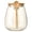 Clear,1000ml, variant on 350ml Glass Jar with Airtight Lid and Spoon, Wide Mouth Glass Canister, Sealed Food Container, Multipurpose Grain Storage Vessel, Sealed Kitchen Preserve Jar, Clear Pantry Organizer for Coffee Tea