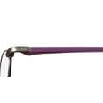 thumbnail image 6 of NEW THALIA FRANCA WOMENS/LADIES DESIGNER FULL-RIM GREEN / PURPLE TRENDY WITH SILICONE NOSE PADS FRAME DEMO LENSES 43-17-130 FLEXIBLE HINGES EYEGLASSES/EYEWEAR, 6 of 9