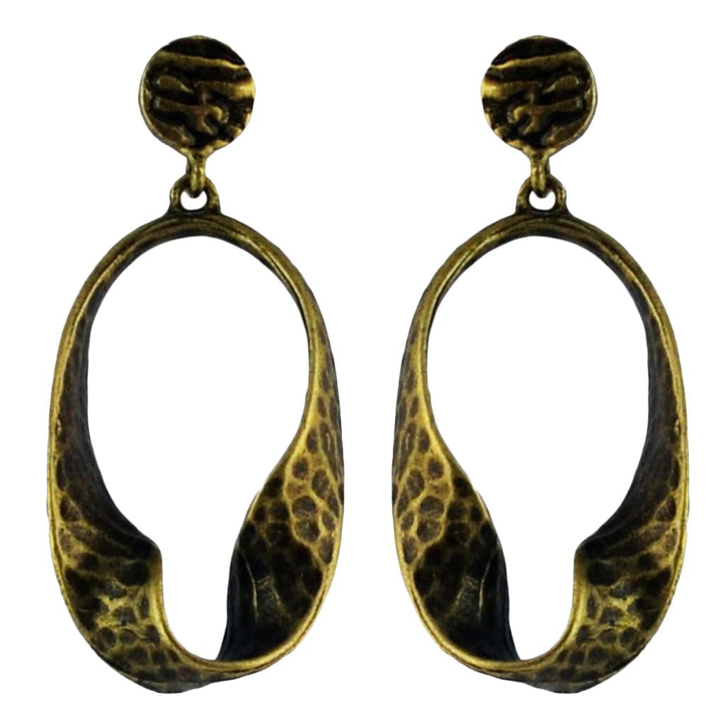 ethnic jewelry Bronze earrings