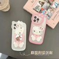 thumbnail image 4 of Funda para teléfono móvil Antiman Hello Kitty a prueba de golpes, molde de silicona 3d para teléfono móvil para iphone 14 13 pro max xr 12 11, 4 of 4