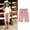 Pink, variant on SNKSDGM Pants for Girls 7-8 Size Children'sCasual Thin Outerwear Elastic Waistband Loose Five Inch Pants (3 13Y) 160