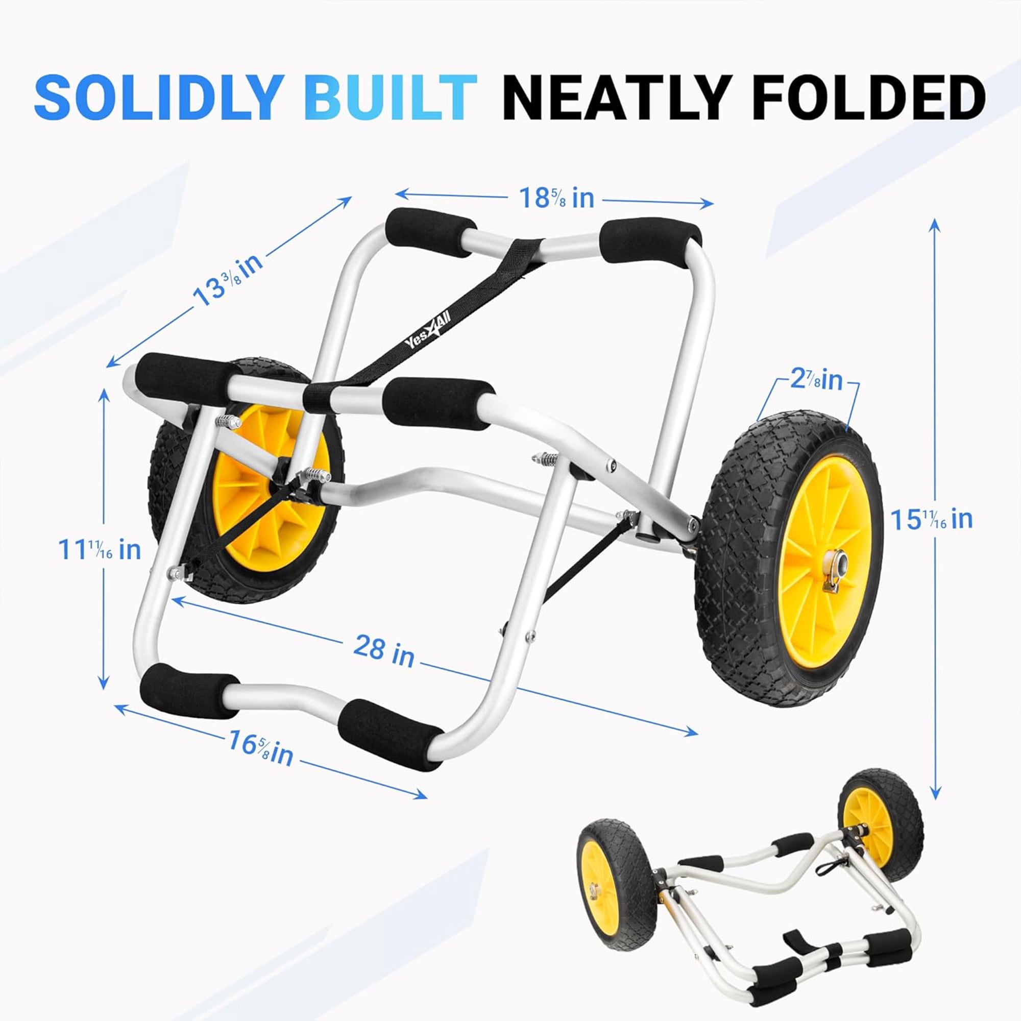 Kayak cart/trolley