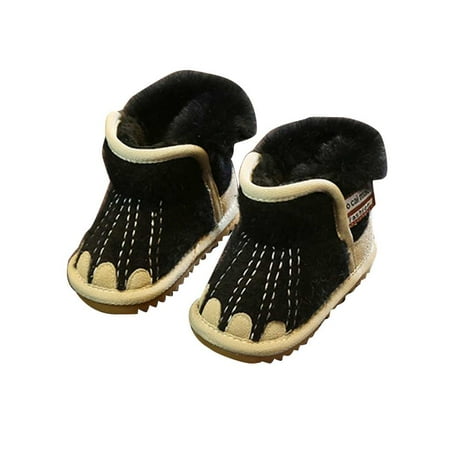 

Jygee 1 Pair New Winter Infant Warm Shoes Cute Snow Boots Unisex Anti-Slip Shoes Toddler First Walkers Sneaker