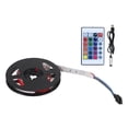 thumbnail image 1 of Tira de LED USB DC 5V 5050 RGB LED flexible para fondos de TV Luz 2m 60Led, 1 of 15