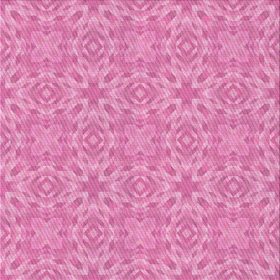 Ahgly Company Indoor Square Patterned Violet Purple Area Rugs, 7' Square