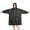 Black Christmas Candy, variant on Wearable Oversized Blanket,Black Christmas Folk Pattern Wearable Blanket Hoodie for Adults,Cozy Hooded Blankets with Super Pockets,Super Warm Fuzzy Pullover for Women & Men