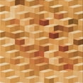 thumbnail image 1 of Ahgly Company Machine Washable Indoor Square Transitional Neon Orange Area Rugs, 5' Square, 1 of 7