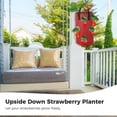 4PCS Upside Down Strawberry Planters, Hanging Strawberry Planters, 12
