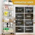 thumbnail image 6 of Ktaxon 6 Tier Wire Shelves, Adjustable Steel Storage Rack Organizer for Kitchen Garage Bathroom, 23.6"W x 13.8"D x 72"H, Silver, 6 of 12