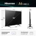 thumbnail image 3 of TV Hisense 55 pulgadas 4K Ultra HD Smart TV LED 55A6NV, 3 of 7