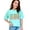 Chalky Mint, variant on Cat Sister, Title for Sisters of Cats, Groovy Retro Wavy Text, Crunchberry Comfort Colors T-Shirt, Large