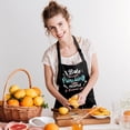 thumbnail image 4 of Apron for Men and Women with Adjustable Aprons for Cooking, Chef, Kitchen Apron，Apron with 2 Pockets,, 4 of 6