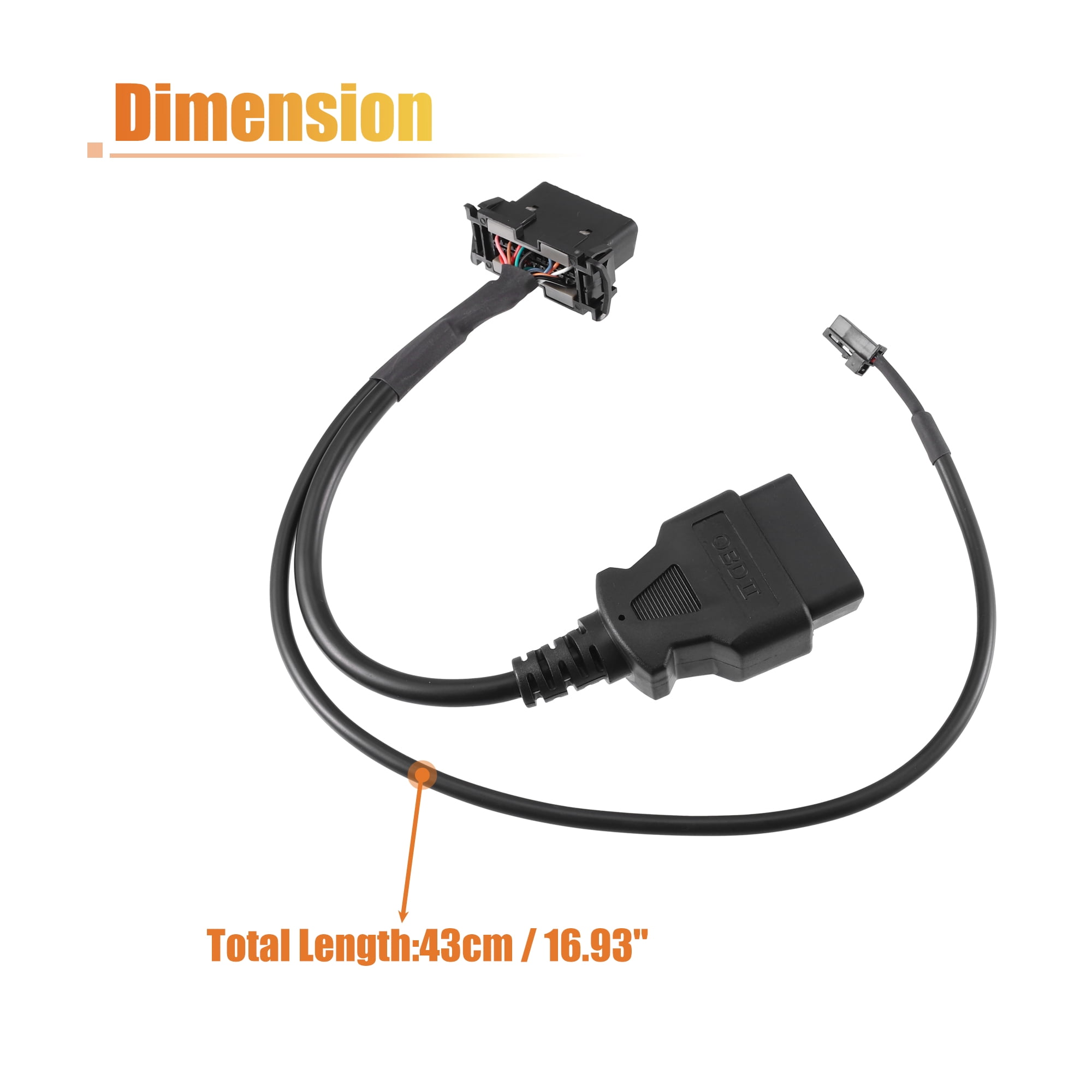 Unique Bargains Security Gateway Bypass Cable Adapter for Dodge for RAM 1500 2500 201