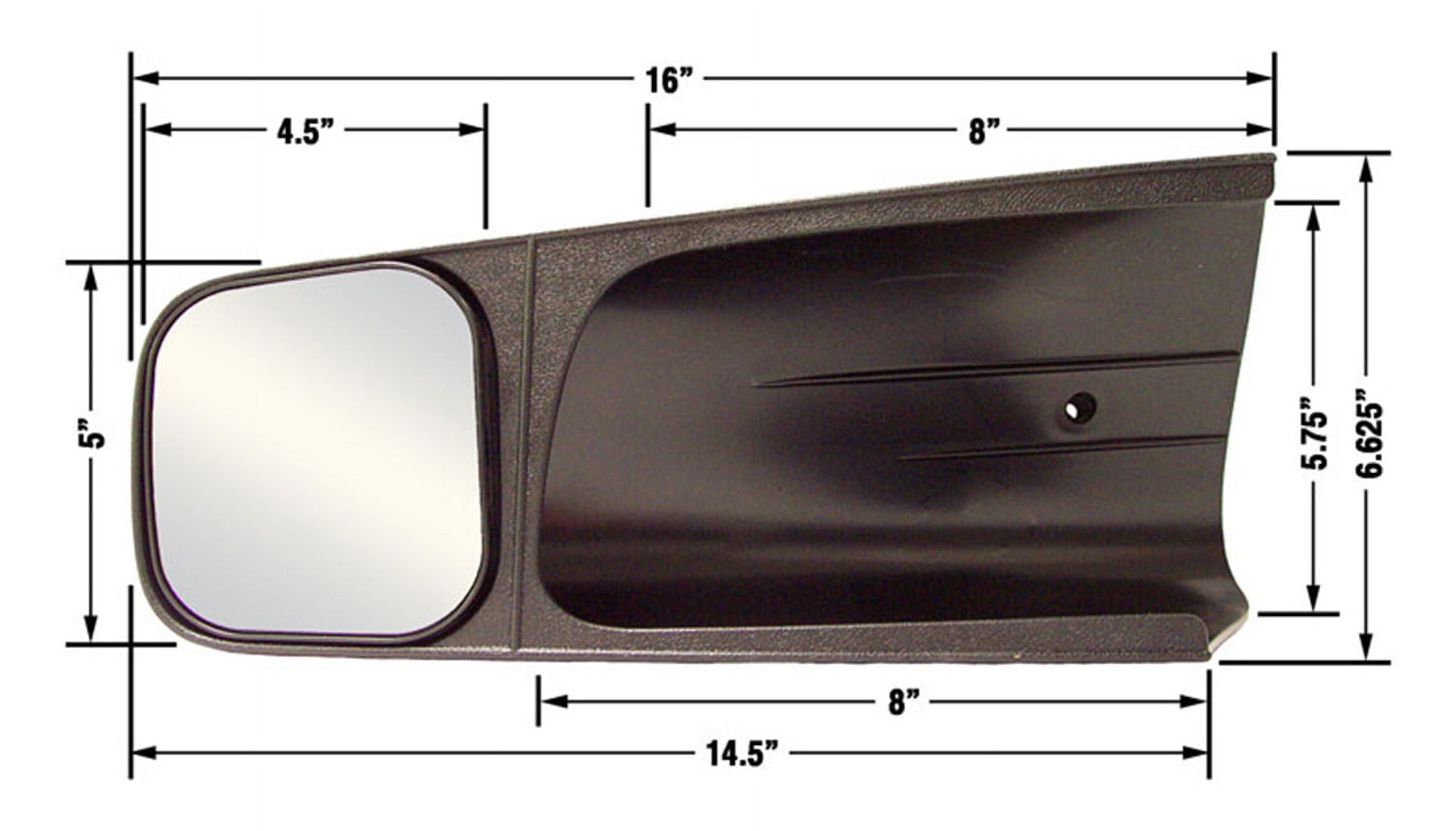 CIPA 10201 Custom Towing Mirror - Chevy/GMC/Cadillac, Driver Side Fits select: 1988-2000 CHEVROLET GMT-400, 1995-1999 CHEVROLET TAHOE
