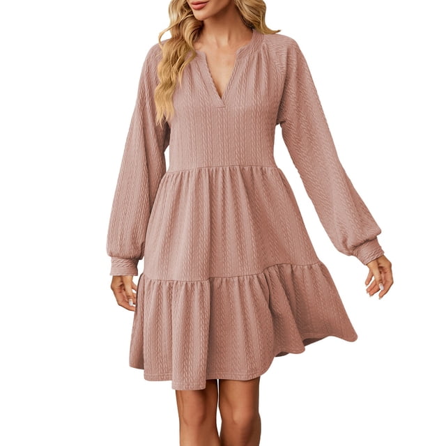 TSADFHJI Jupes pour Femmes, Robe Bohème Décontractée à Manches Courtes, Col Rond, avec Poches, Imprimé Décontracté, Robe Courte Col Rond, Robes de Printemps m