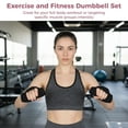 thumbnail image 3 of Dumbbell Hand Weight Set of 2, Adjustable Dumbbell Walking Hand Weight Sets with Hand Strap for Running, Jogging, Physical Therapy for Women and Men. 1lbs / 0.45kg, 3 of 6
