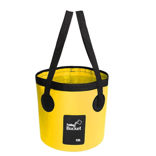 Bolsa de viaje portátil, cubo de pesca, bolsa de cubo plegable, bolsa de cubo para exteriores, conveniente cubo de lavado de automóviles, bolsa impermeable para exteriores