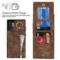 thumbnail image 3 of Feishell for Samsung Note 10 Plus, Case Wallet with Card Holder Functional Two Way Kickstand Durable Zipper Pocket RFID Blocking Leather Protective Leather for Samsung Galaxy Note 10 Plus, Brown, 3 of 12