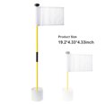 thumbnail image 2 of Eigraketly Golf Flagstick Set Portátil Desmontable Ajustable Impermeable Lavable Colorido ABS Agujero Taza Poner Bandera Verde Amarillo Golf Blanco Eigraketly OD021174-01, 2 of 6