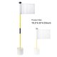 thumbnail image 2 of Eigraketly Golf Flagstick Set Portátil Desmontable Ajustable Impermeable Lavable Colorido ABS Agujero Taza Poner Bandera Verde Amarillo Golf Blanco Eigraketly OD021174-01, 2 of 6