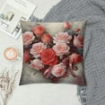 thumbnail image 2 of QZHH  Valentines Pillow Covers Red Pink Rose Heart Love You Lumbar Cushion Pillow Cases Decorative Farmhouse Throw Pillows Covers for Sofa Couch Decor Decoration, 2 of 5