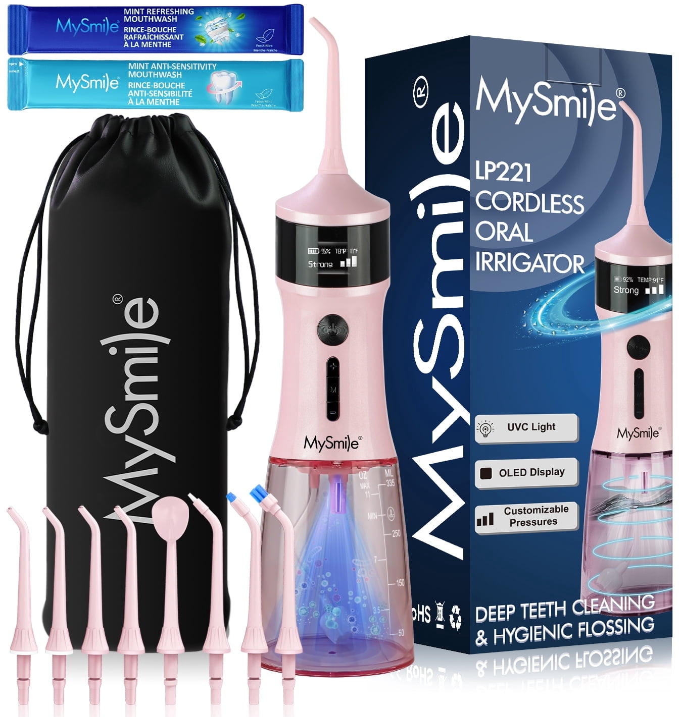 ◯未開封 water pic waterflosser ウルトラウォーター Waterpik Ultra Water Flosser with 10 Settings, 6 Tips, ADA