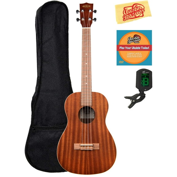 Kala KA-B Satin Mahogany Baritone Ukulele w/ Gig Bag