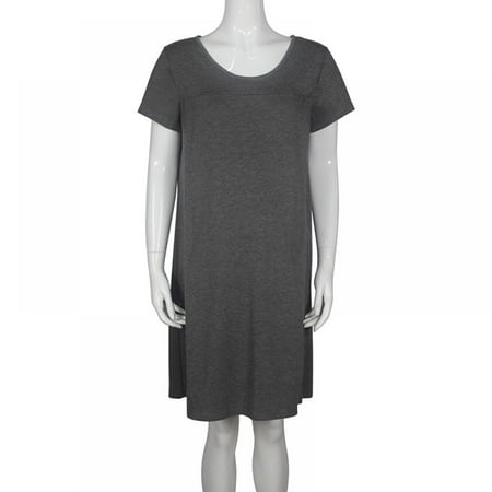 

WBQ Nursing Gown 3 in 1 Delivery/Labor/Nursing Nightgown Women Maternity Hospital Gown Button Breastfeeding Sleepwear