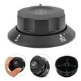 thumbnail image 1 of STRANDCHIC Bouton de Remplacement Noir pour Thermostat de Four pour Friteuse Électrique Micro-Ondes avec Design Robuste, 1 of 8