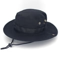 thumbnail image 2 of Audhol Hot Summer Bucket Hat Outdoor Hiking Fishing Hat Fisherman's Hat Casual Jungle Round Brimmed Hat Men's And Women's Hiking Hats Winter Soft Faux Fur Plush Bucket Hat Black One Size, 2 of 3
