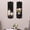 Black, variant on Sconces Wall Decor Set of 2, Wall Candle Holder Rustic Home Decor, Farmhouse Art Floating Candle Sconces Shelf Blue Wall Decorations for Living Room, Dining Room, Bedroom, Bathroom