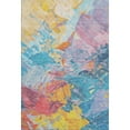thumbnail image 2 of Addison Rugs Mayfield Premium Machine Washable Transitional Abstract Blue Rectangle Rug, 8' x 10', 2 of 7