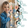 thumbnail image 3 of Blackout Kids Curtains,Corgi Dog and Flower Florals Childrens Insulated Curtains Set Of 2,Bedroom Essentials,Toddler Room Decor 52"x63"(132x160cm), 3 of 4