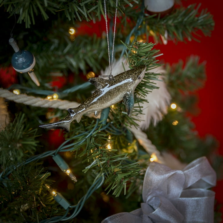 Hang Reef Shark Christmas Tree Ornament Holiday Gift Nautical Beach Xmas Decor Hang Reef Shark Christmas Tree Ornament Holiday Gift Nautical Beach Xmas Decor